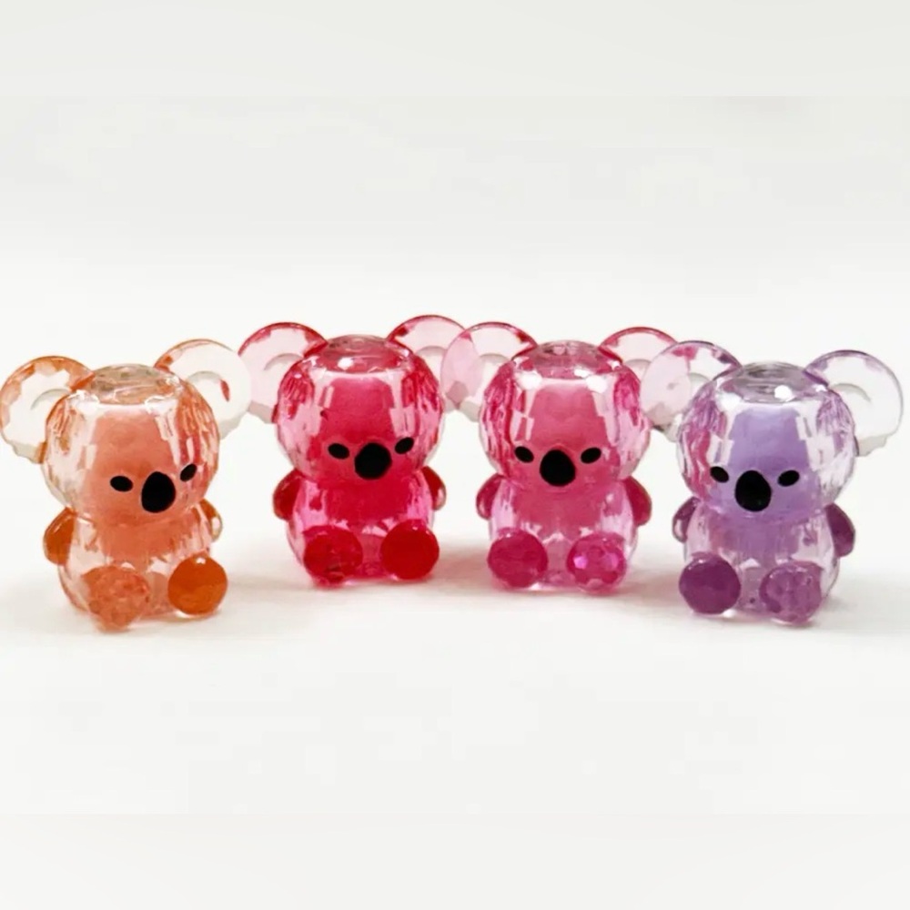 NEW 4PC Koala Bear Lip Gloss Set